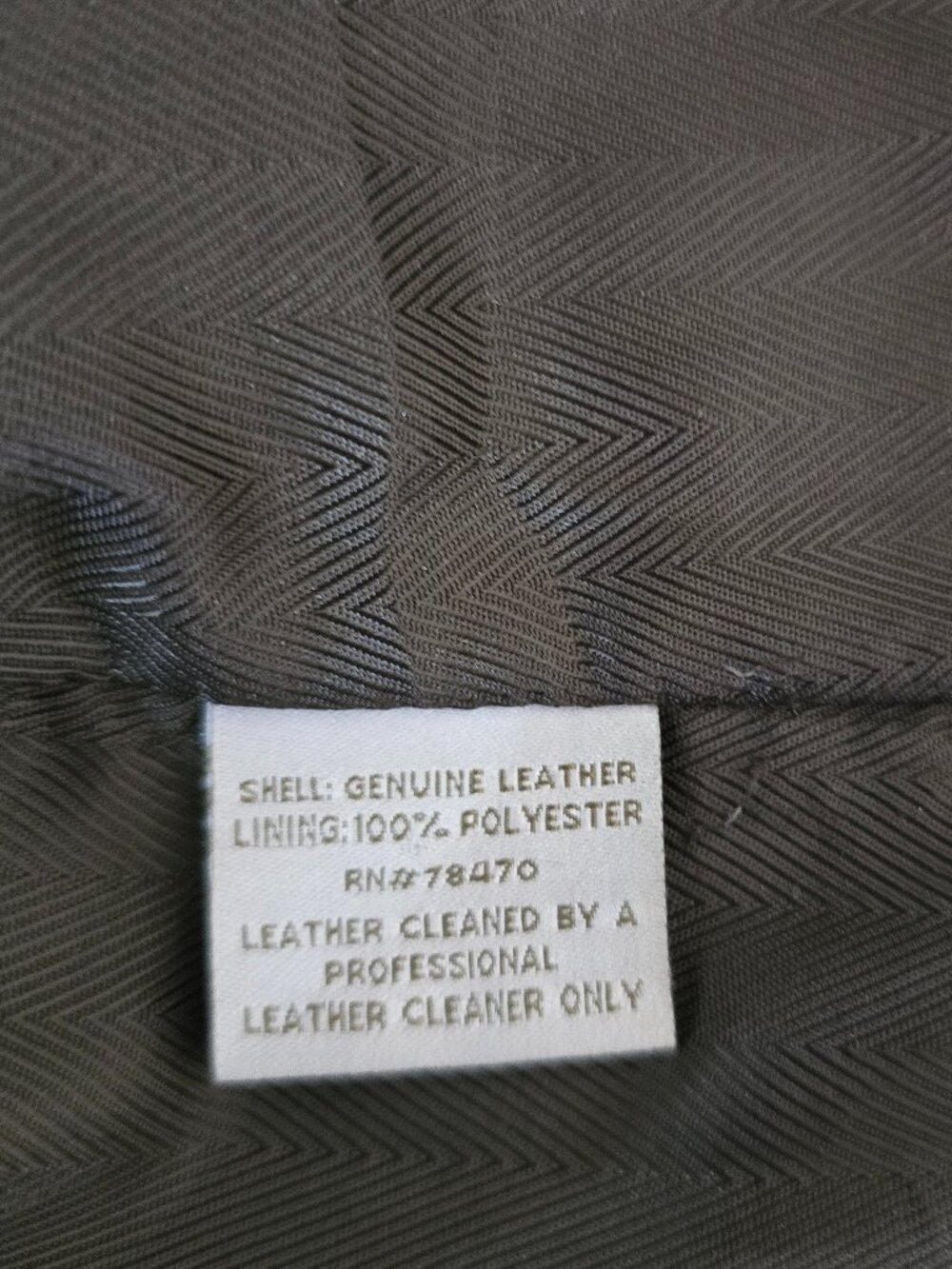 Joseph Abbound Outerwear Men's Heavy Suede Leather Jacket Zip Dark Brown Large - Picture 13 of 13